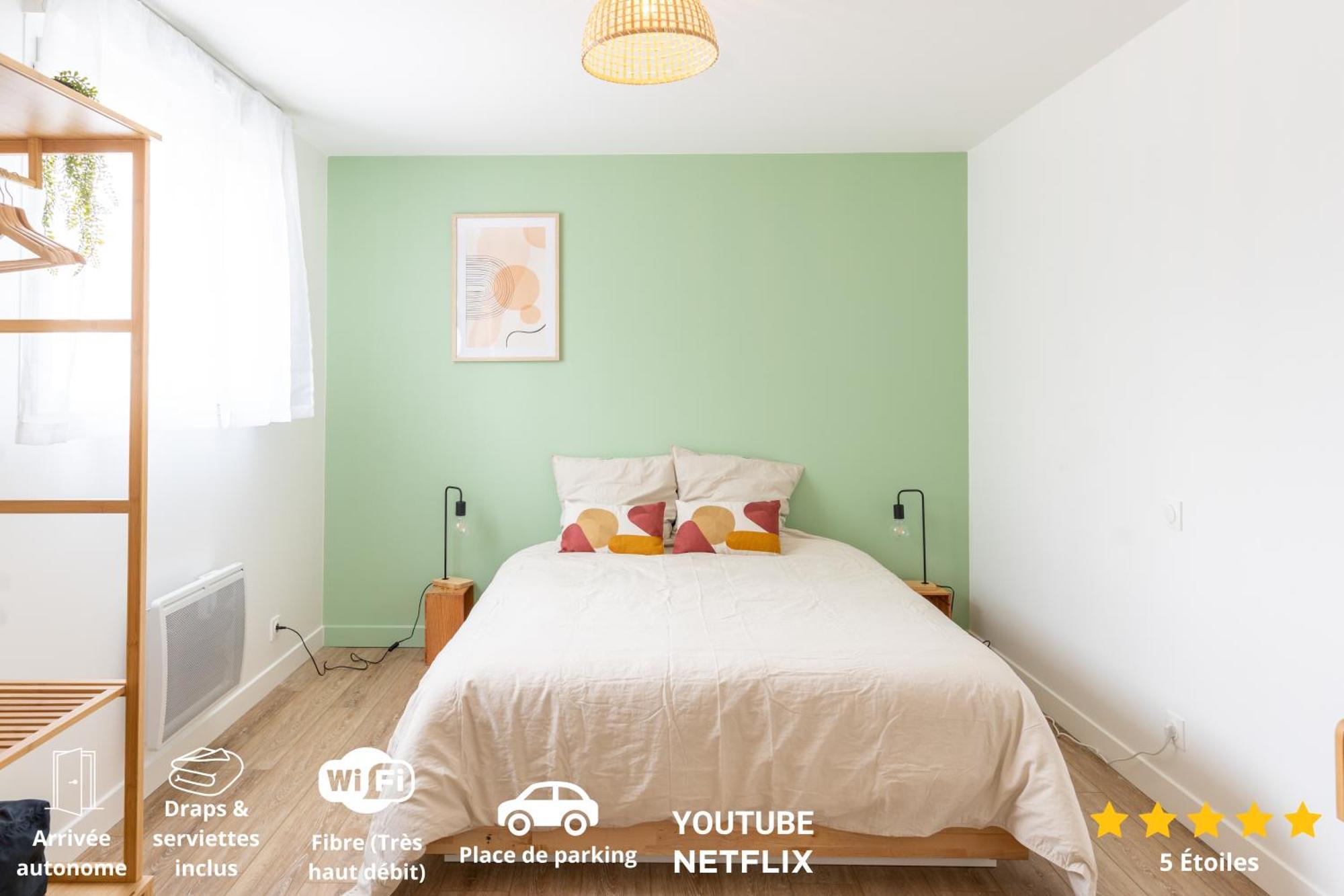 Le Noyer - Appartement Moderne & Accessible 몽테규 외부 사진